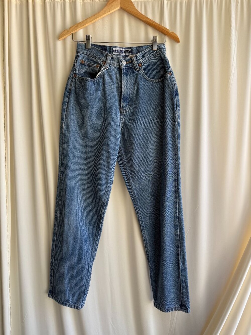 Vintage Gap Classic Fit High Rise Mom Jeans Blue Denim